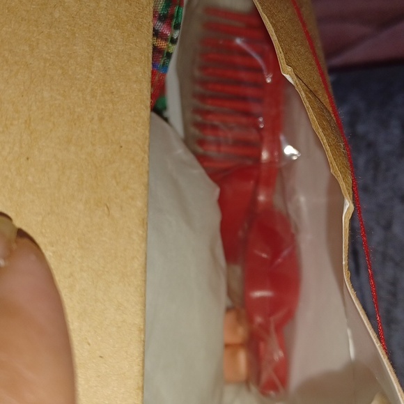 1995 Barbie Special Edition Holiday Hostess Plaid Taffeta Doll Mattel #15816 - Picture 4 of 11